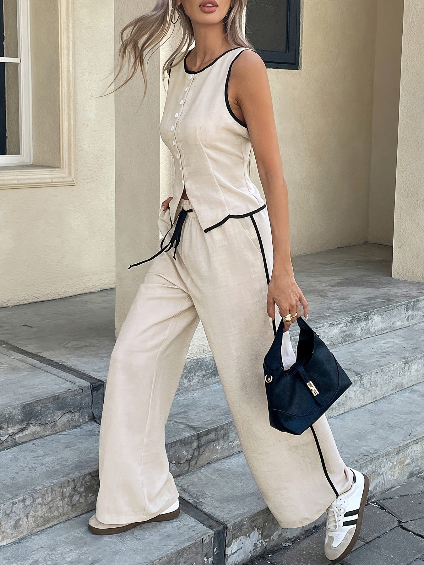 ☀️ Women's Sleeveless Tank & Pants Set