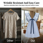 🎁New Arrivals 49% OFF💥Women's V Neck Babydoll Mini Dress