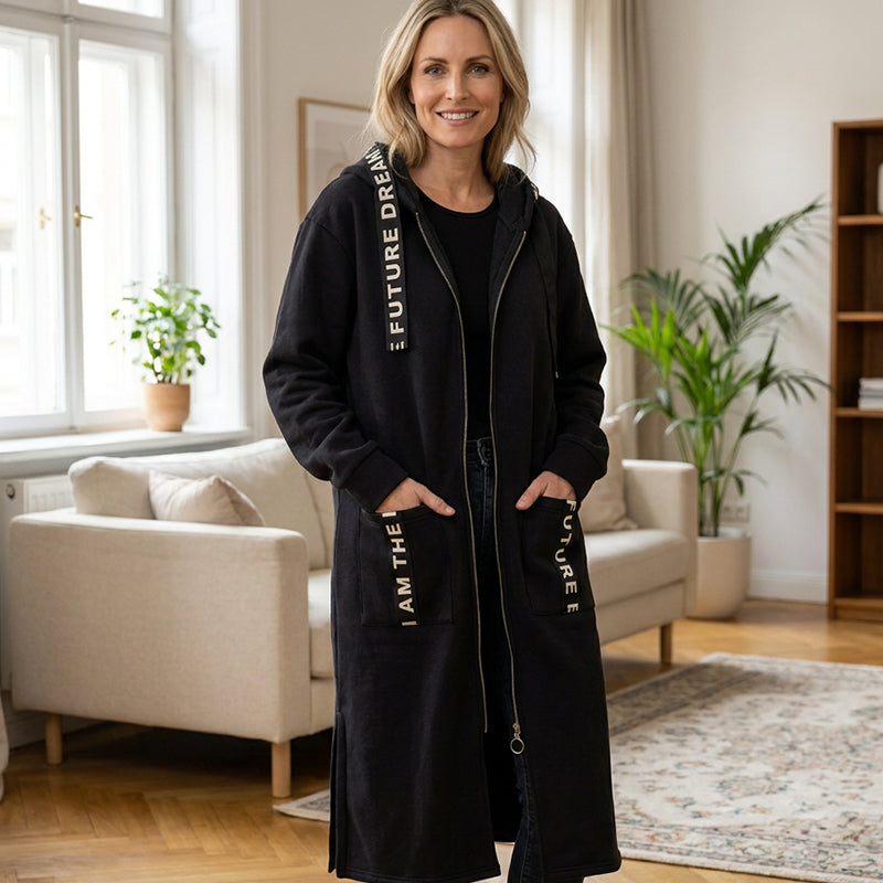 💃Oversized hooded sweatshirt coat for women