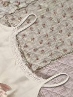 Women's Lace Patchwork Animal Print Casual Camisole Top