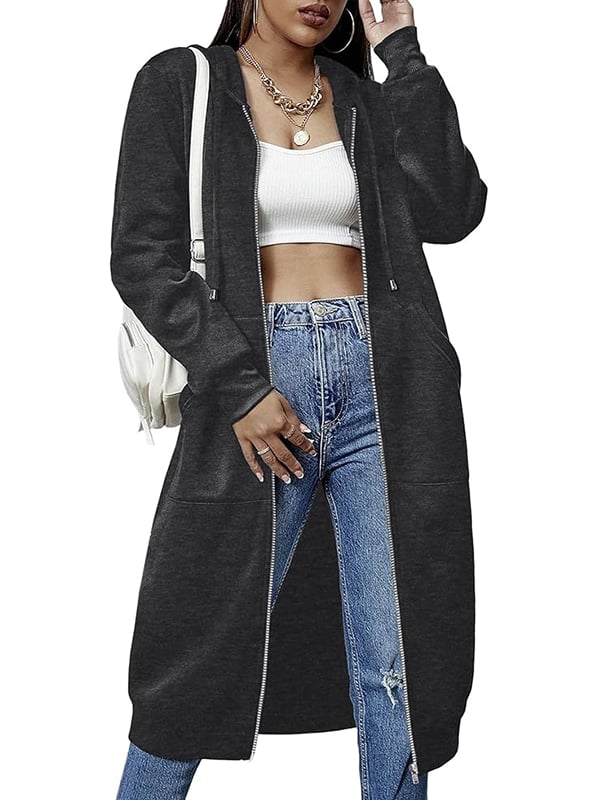 🔥Women Casual Zip up Fleece Hoodies