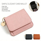 💖Hot 49% OFF🌹RFID Short Wallets for Women – Fashionable Card Holder with Key Ring & Coin Purse