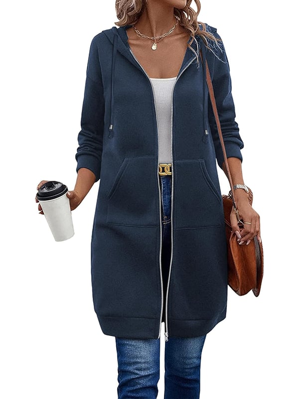 🔥Women Casual Zip up Fleece Hoodies