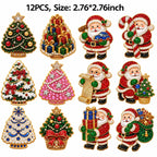 🔥 Hot Sale 🎄✨ DIY Christmas Pearl & Diamond Painting Fridge Magnet Kit – Sparkling Holiday Craft Fun 🧲