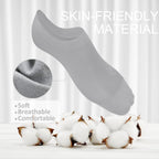 🔥6-Pair Invisible Grip Socks Pack 🧦 – Breathable Low-Cut Anti-Slip Sweat-Absorbing Design