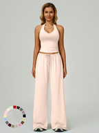 Women's Flare Leg Activewear Set – Tank Top & High Waist Pants