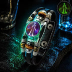 💥Last-day sale – 50% off ☪️Glow-in-the-dark leather zodiac sign bracelet for men and women (6.9/8.1 inches)♑️