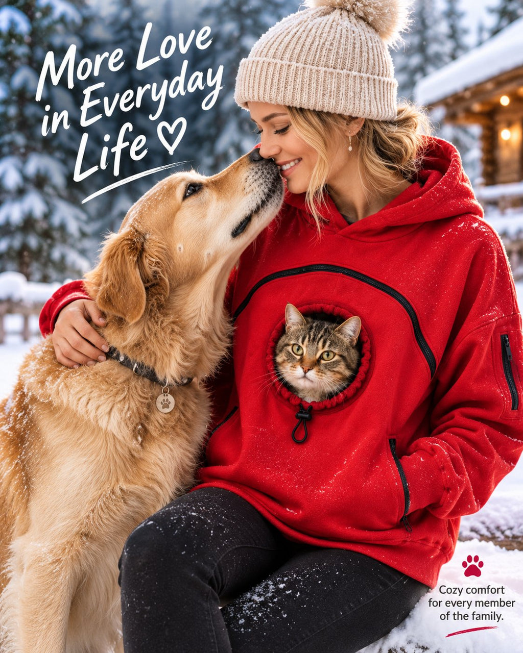 Pet Carrier Hoodie for Small Pets