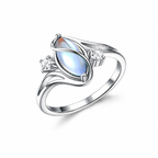 📢📢50% OFF !! ⏰Geometric Oval Ring with Zirconia Accents