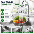 ⏳🔥LIMITED-TIME 50% OFF! ⏰🚰360°Rotating Faucet Filter‑Splash‑Proof Water Purifier💧