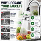 ⏳🔥LIMITED-TIME 50% OFF! ⏰🚰360°Rotating Faucet Filter‑Splash‑Proof Water Purifier💧