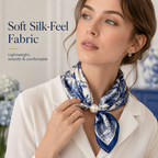 Buy 1 get 1 free🔥HOT SALE🔥 Pearl Buckle Closure Printed Scarf