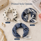Buy 1 get 1 free🔥HOT SALE🔥 Pearl Buckle Closure Printed Scarf