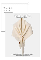 Last Day Promotion - 40% OFF💖Women's Solid-Color Cashmere Scarf, Your Everyday Touch of Elegance!🍂
