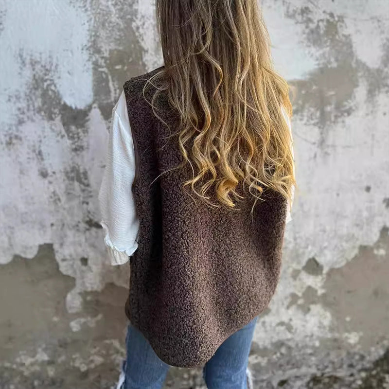 🎉Last Day-50% Off💛Women's Button Down Short Warm Vest