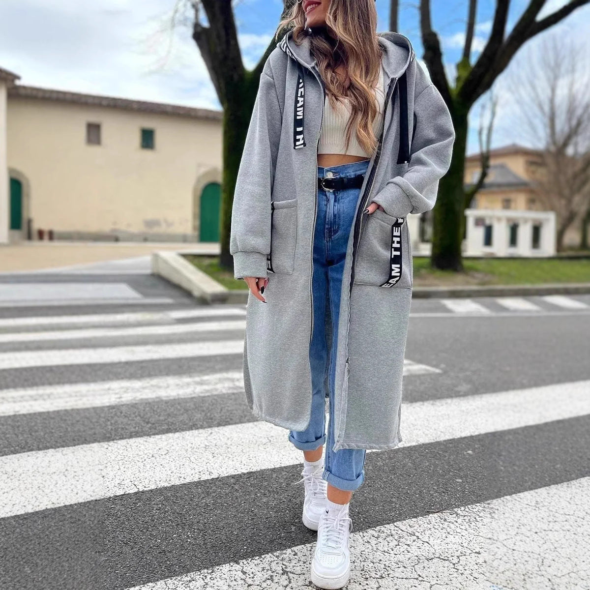 💃Oversized hooded sweatshirt coat for women