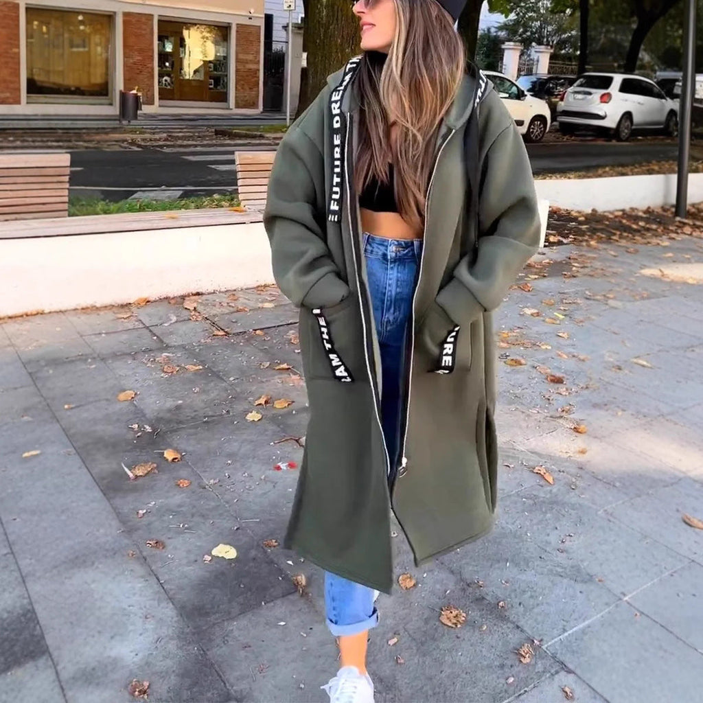 💃Oversized hooded sweatshirt coat for women