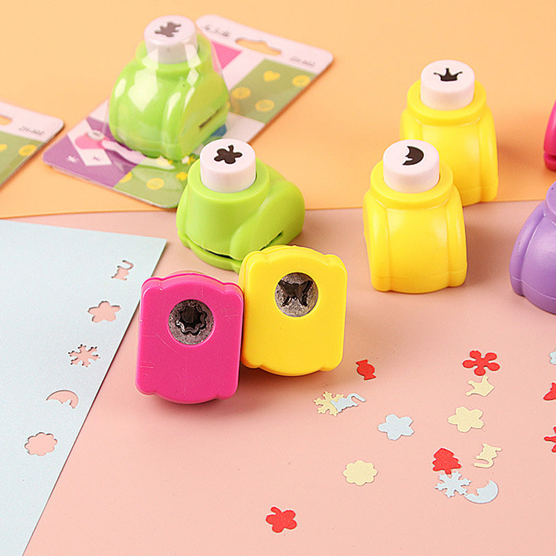 ✂️ BUY 2 GET 1 FREE! 🎨 DIY Paper Punch Set for Kids - Create Fun Shapes (Stars/Hearts/Animals) for Crafting & Scrapbooking 🧒✨