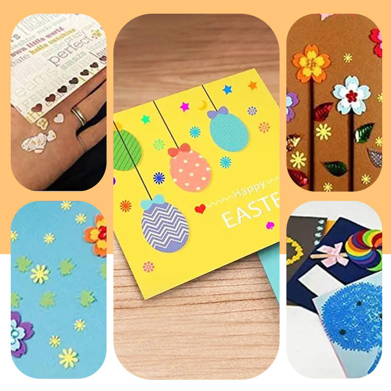 ✂️ BUY 2 GET 1 FREE! 🎨 DIY Paper Punch Set for Kids - Create Fun Shapes (Stars/Hearts/Animals) for Crafting & Scrapbooking 🧒✨