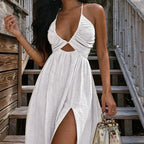 🎁2026 New Arrivals 50% OFF💥Women's Summer Sexy V-Neck Maxi Dress👙👗