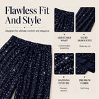 Women's Elastic Waist Straight-Leg Pants