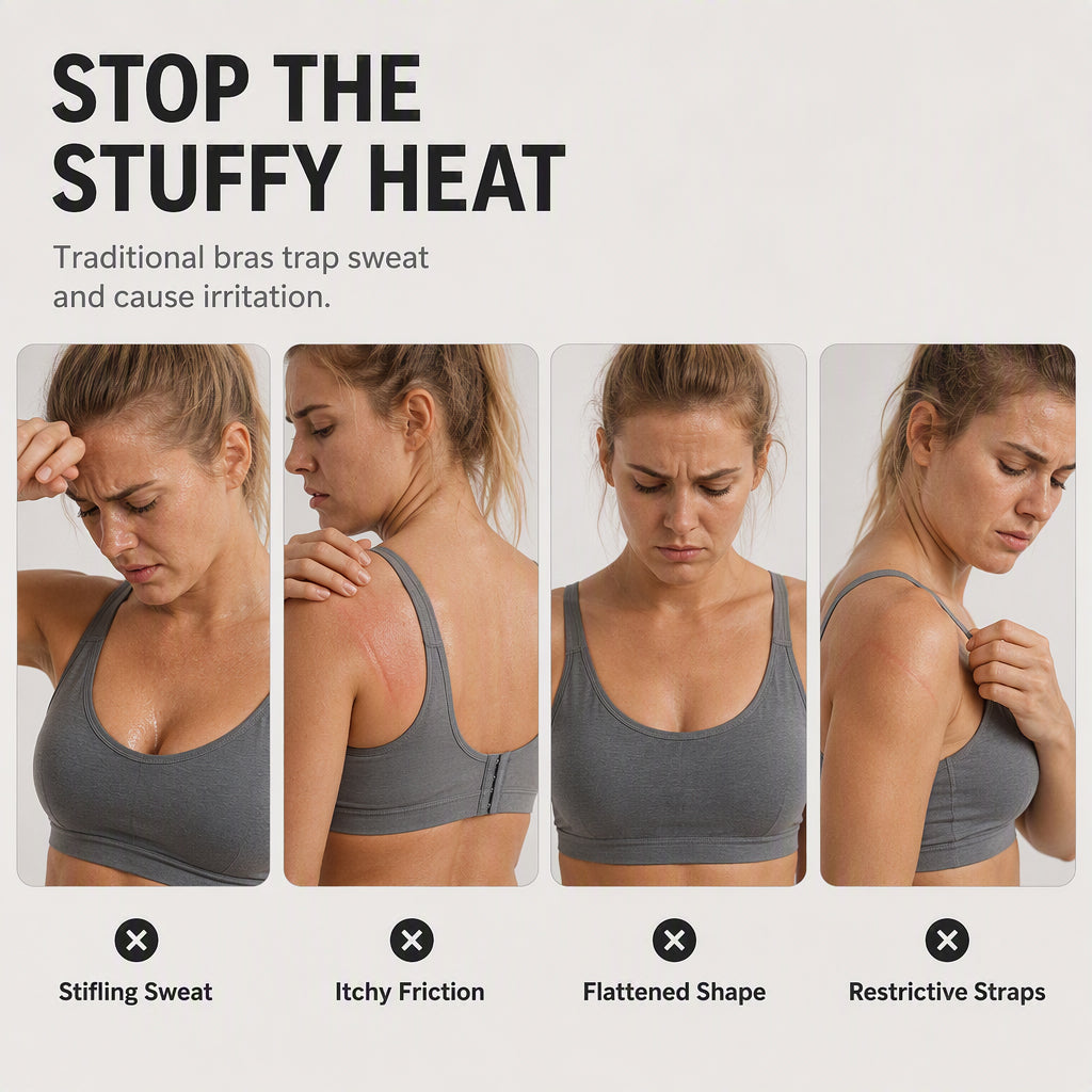 🔥 2026 Fresh Drops | Buy 1 get 1 free Today! 💸💖Women's Hollow Mesh Push Up Sports Bra