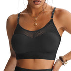 🔥 2026 Fresh Drops | Buy 1 get 1 free Today! 💸💖Women's Hollow Mesh Push Up Sports Bra