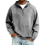 ✨Men's Casual Half-Zip Denim Jacket-Inspired Layer For Effortless Everyday Style👖