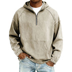 ✨Men's Casual Half-Zip Denim Jacket-Inspired Layer For Effortless Everyday Style👖