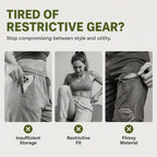 Women's Cargo Pants Lightweight Outdoor Joggers