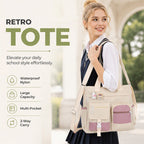 ✨ Everyday Convenience | Large-Capacity Multi-Pocket Canvas Tote Bag