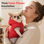 ⏳🔥LIMITED-TIME 50% OFF! ⏰🐕 Hooded Dog Coat – Fleece‑lined, windproof & built‑in harness 🧥✨