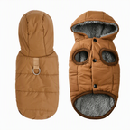 ⏳🔥LIMITED-TIME 50% OFF! ⏰🐕 Hooded Dog Coat – Fleece‑lined, windproof & built‑in harness 🧥✨