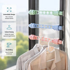 🪟Exclusive Web Deal -Buy 1 get 1 free🔧Space-Saving Window Drying Rack – No-Drill Twist Clamp Clothes Airer