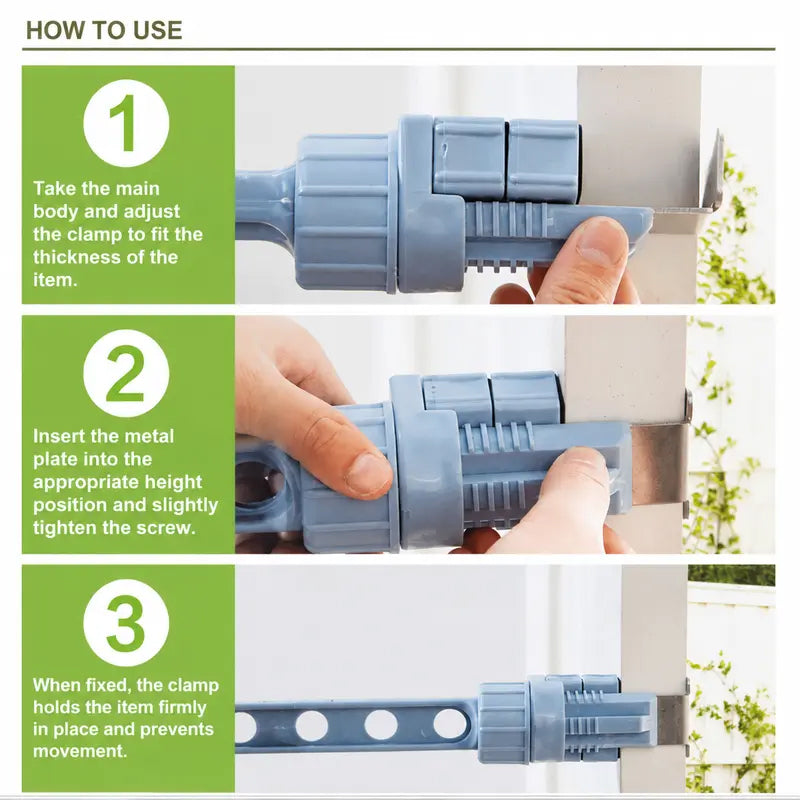 🪟Exclusive Web Deal -Buy 1 get 1 free🔧Space-Saving Window Drying Rack – No-Drill Twist Clamp Clothes Airer