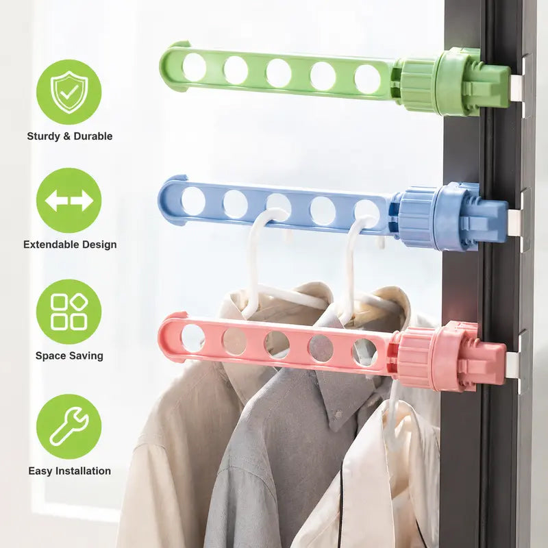 🪟Exclusive Web Deal -Buy 1 get 1 free🔧Space-Saving Window Drying Rack – No-Drill Twist Clamp Clothes Airer